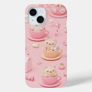 Harajuku Style: Kittens in Cups von Natasha Us Case-Mate iPhone Hülle