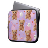 Harajuku Style: Teddy Bars und Geister von Natasha Laptopschutzhülle (Vorderseite Links)