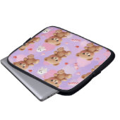 Harajuku Style: Teddy Bars und Geister von Natasha Laptopschutzhülle (Vorne Knopf)