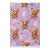 Harajuku Style: Teddy Bars und Geister von Natasha Mini Klemmbrett (Rückseite)