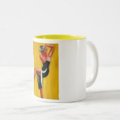 Harald Giersing, Dancer on Yellow Background, 1920 Zweifarbige Tasse (VorderseiteRechts)
