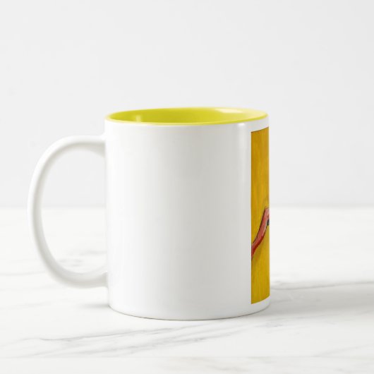 Harald Giersing, Dancer on Yellow Background, 1920 Zweifarbige Tasse (Links)