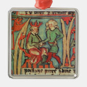 Harald I Fairhair grüßenGuthrum 'Flateybok Ornament Aus Metall (Vorne)