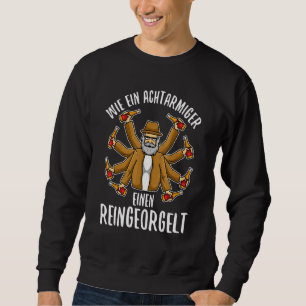 Harald Krull wie eine acht bewaffnete Person eine Sweatshirt