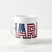 Harald Name Vorname USA styled Tasse Kaffeetasse (Vorderseite Links)