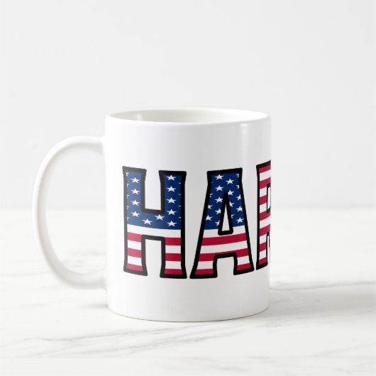 Harald Name Vorname USA styled Tasse Kaffeetasse (Links)