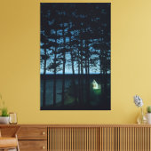 Harald Oscar Sohlberg - Hütte Fisherman (1899) Leinwanddruck (Insitu (Wohnzimmer))