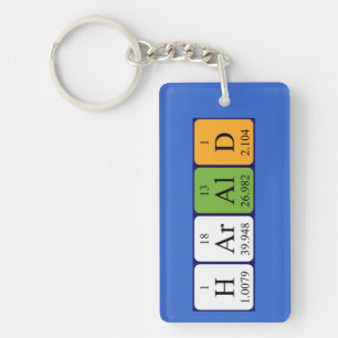 Harald Periodenname Schlüsselanhänger