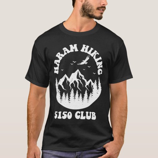Haram Hiking Club Muslim T-Shirt (Vorderseite)