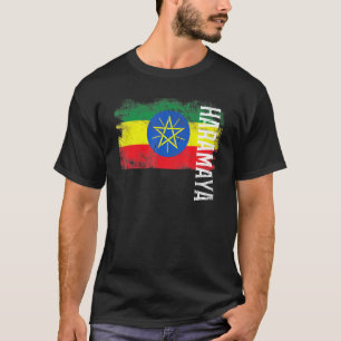 Haramaya Äthiopien Flagge für Äthiopier Männer Fra T-Shirt