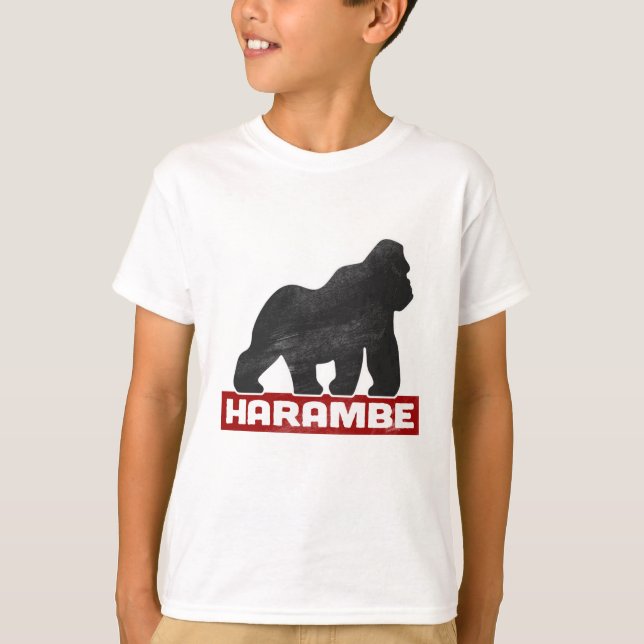 HARAMBE 2016 Lives Matter T-Shirt (Vorderseite)
