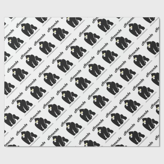 HARAMBE ERHOLUNG IM FRIEDENST - Shirt Geschenkpapier (Flach)