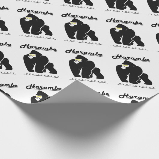 HARAMBE ERHOLUNG IM FRIEDENST - Shirt Geschenkpapier (Ecke)