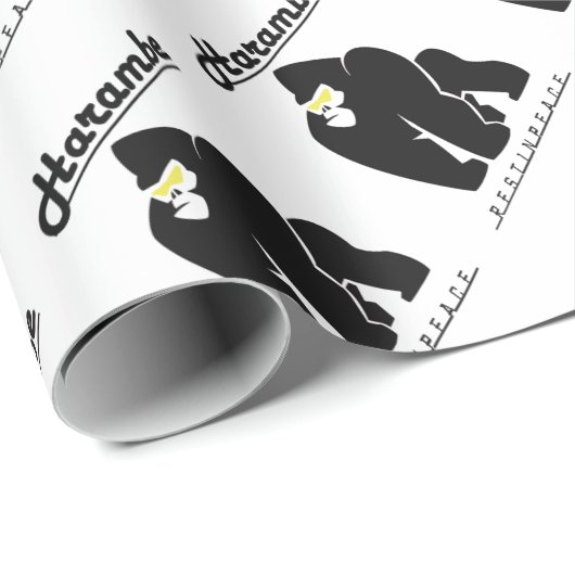 HARAMBE ERHOLUNG IM FRIEDENST - Shirt Geschenkpapier (Rolleneckpunkt)