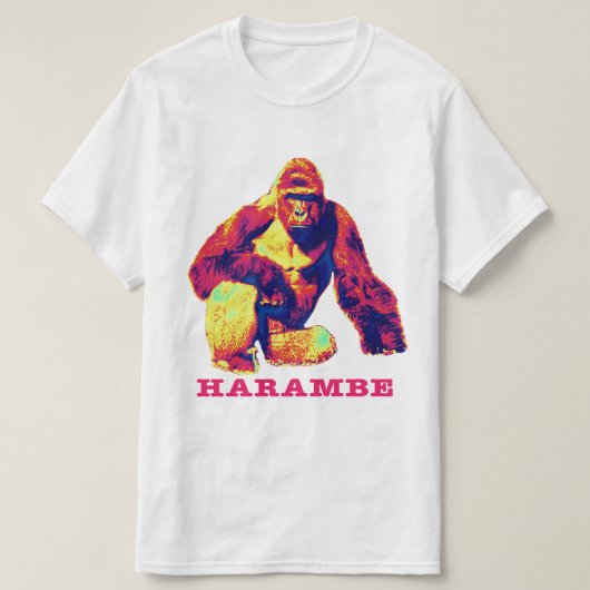 Harambe Gorilla T - Shirt (Design vorne)