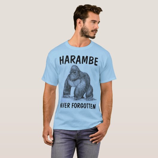 HARAMBE GORILLA T - Shirt (Vorne ganz)