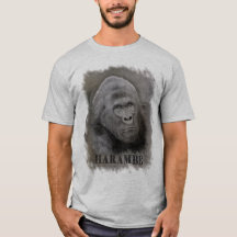 Harambe (Graphite Zeichnend) große Bildgröße