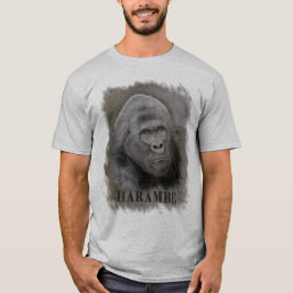 Harambe (Graphite Zeichnend) große Bildgröße T-Shirt