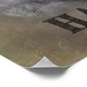 Harambe (Graphite Zeichnend) Poster (Ecke)