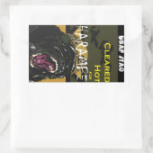 Harambe, JTAC Rechteckiger Aufkleber (Tasche)