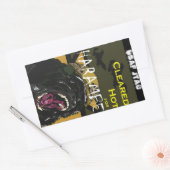 Harambe, JTAC Rechteckiger Aufkleber (Umschlag)