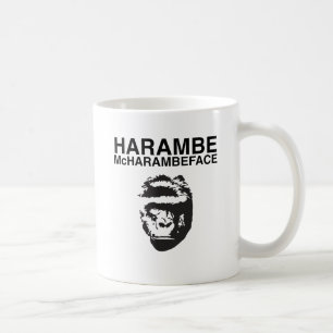 Harambe McHarambeface Kaffeetasse