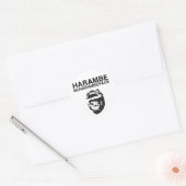 Harambe McHarambeface Runder Aufkleber (Umschlag)