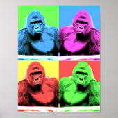 Harambe Pop Art Poster (Vorne)