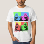 Harambe Pop Art T - Shirt (Vorderseite)