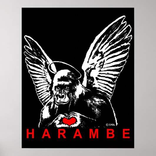 Harambe Poster (Vorne)
