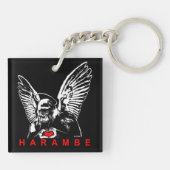 Harambe Schlüsselanhänger (Rückseite)