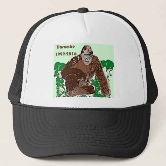 Harambe Truckerkappe (Vorderseite)