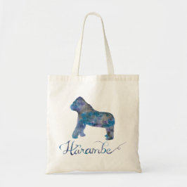 Harambe Watercolor-Taschen-Tasche Tragetasche