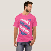 Harare Camouflage Pattern Blue Camouflage T-Shirt (Vorne ganz)