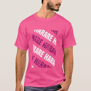 Harare Camouflage Pattern Pink Camouflage T-Shirt