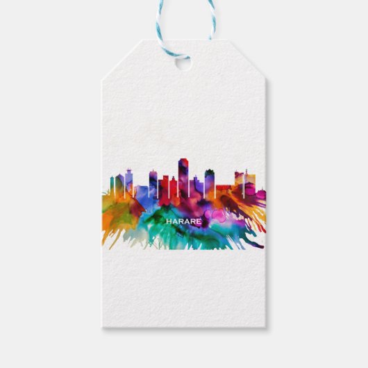 Harare Skyline Geschenkanhänger (Vorderseite)