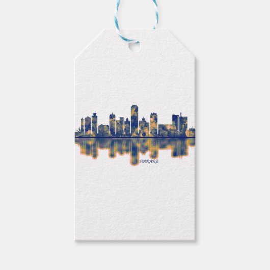 Harare Skyline Geschenkanhänger (Vorderseite)