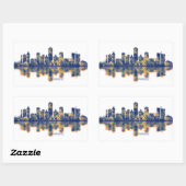 Harare Skyline Rechteckiger Aufkleber (Blatt)
