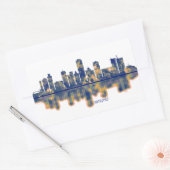 Harare Skyline Rechteckiger Aufkleber (Umschlag)