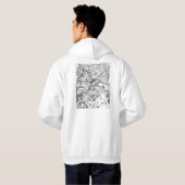 Harare Zimbabwe City Map Hoodie (Schwarz voll)