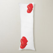 harat bedruckte Leisten Seitenschläferkissen (Vorderseite Vertikal)