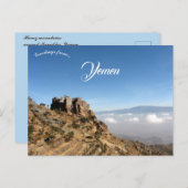 Haraz Mountains um Manakha Jemen Postkarte (Vorne/Hinten)