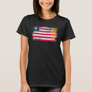 Harbel Liberia Flag Liberianer Männer Frauen Kinde T-Shirt