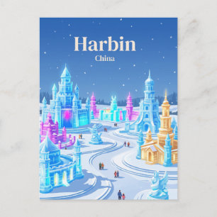 Harbin, China Postkarte