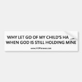 "Harbinger von FriedensMessaged Autoaufkleber " (Vorne)