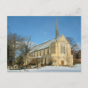 Harbison Chapel im Winter am Grove City College Postkarte