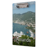 Harbor at St. Thomas US Virgin Islands Klemmbrett (Links)