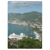 Harbor at St. Thomas US Virgin Islands Klemmbrett (Rückseite)
