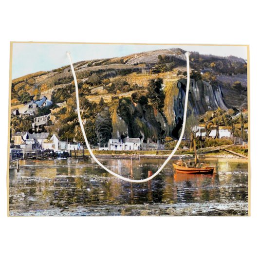 HARBOR BARMOUTH WALES GROßE GESCHENKTÜTE (Rückseite)