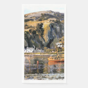 HARBOR BARMOUTH WALES SERVIETTE